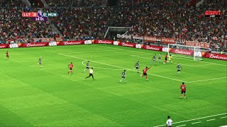 😍😱PES 2022  Mod Real Life Gameplay Project  Realistic Câmera  Luto Town v Manchester United [upl. by Bocyaj]