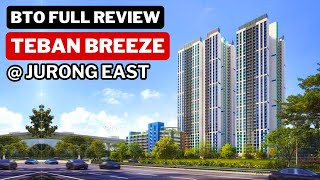 BTO Review Teban Breeze HDB BTO June 2024 Project Launch Jurong East  Pandan Reservoir BTO [upl. by Annahsed]