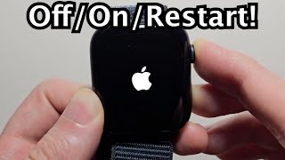 Apple Watch How to Turn Off On amp Force Restart Series 9 [upl. by Teodorico832]