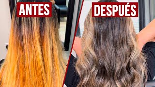 Cómo Neutralizar el color Naranja del Cabello [upl. by Cyndia]