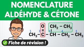 Nomenclature des ALDÉHYDES et des CÉTONES ✅ Chimie organique [upl. by Mroz]