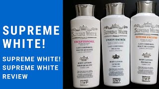 SUPREME WHITE SUPREME WHITE BLEACHING LOTION [upl. by Araht]