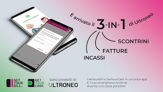 Scontrini fatture incassi È arrivato il 3in1 di Ultroneo per cellulari Android [upl. by Aihselef]