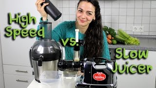 Entsafter Vergleich Zentrifugen Entsafter vs Slow Juicer  7 Tage Saftfasten  2 [upl. by Annirok]