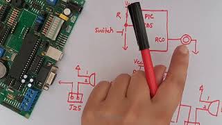 Interfacing a Buzzer with PIC18F4550 Microcontroller  Development Board [upl. by Yknarf789]