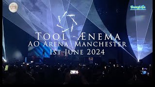 Tool LIVE  Ænema GOOD SOUND QUALITY AO Arena Manchester 1st June 2024 [upl. by Atteuqcaj]