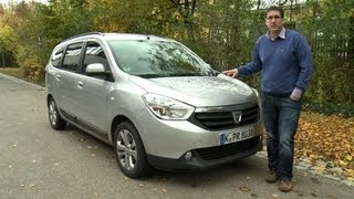 Dacia Lodgy Der günstigste Van Deutschlands im großen VideoTest [upl. by Radu]