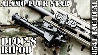 Harris BRMS 69quot Bipod Alamo Four Star DLOCS and SARG Knob [upl. by Ennagroeg]