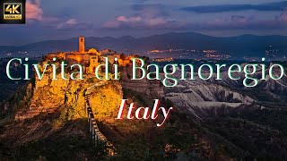 Civita di Bagnoregio 4k Amazing Drone Aerial amp Walking Video Tour of la citta che muore [upl. by Lenka328]