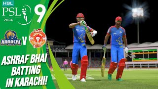 KARACHI KINGS VS ISLAMABAD UNITED  PSL 9 MATCH  CRICKET 24 GAMEPLAY [upl. by Lazes309]