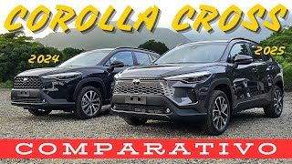 Corolla Cross XRE 2025 o que mudou na versão mais vendida Jantou Compass Longitude 2025 no preço [upl. by Nosidda]