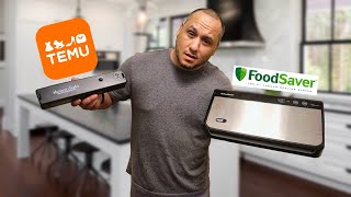 Food Saver Vacuum Sealer VS Temu vacuum sealer [upl. by Marchall21]