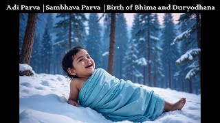 Episode 25  Sambhava Parva  Adi Parva  Birth of Bhima and Duryodhana The Mahabharata [upl. by Goldenberg922]