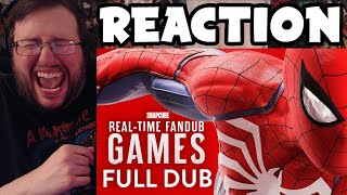 Gors quotMarvels SpiderMan Full Dub  RealTime Fandub Games by SnapCubequot REACTION [upl. by Rickert]