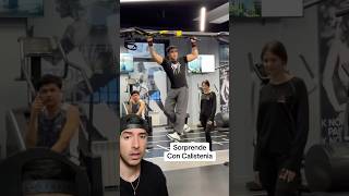 Sorprende Con Calistenia En El Gym fitness calisthenics viral [upl. by Cicely]