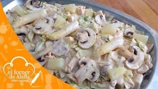 Ensalada de Pollo con Champiñones y Espárragos [upl. by Ebeohp]