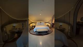 A tour inside floating villa at Shebara Resort in Red Sea Saudi luxury fyp fy hotel shorts [upl. by Rendrag]