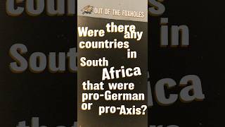 Were there any countries in South Africa that were proGerman or proAxis ww2 shorts [upl. by Ethelda341]