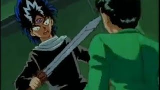 Yusuke Urameshi vs Hiei first fight [upl. by Lev]