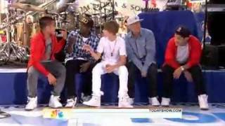 Justin Bieber  One Time Live On The Today Show 642010 [upl. by Griffis]