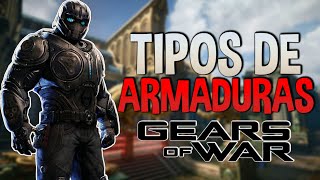 Tipos de armaduras de la cgo  GEARS OF WAR [upl. by Aimehs]