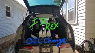 BMW I3  REX oil change [upl. by Annelak850]