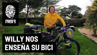 Así es la bici con la que Willy Mulonía acaba de viajar durante 20 días [upl. by Edithe]