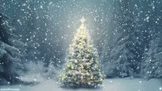 A Christmas tree with beautiful falling snow and relaxing Christmas Carols [upl. by Bible]