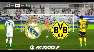 EA SPORTS FC™ Mobile  Real Madrid vs Dortmund  Penalty Shootout  Android Gameplay [upl. by Currey]