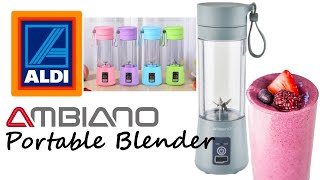 Aldi Portable Blender  Easy peasy orange squeezy [upl. by Behre]