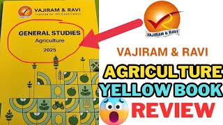 Agriculture yellow book review vajiram And Ravi vajiramandravi upsc uppsc review agriculture [upl. by Lesli]