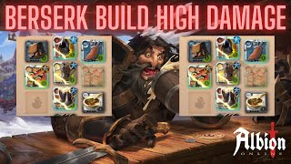 Albion Online  BERSERK Build With HIGH DAMAGE  MILLION OF SILVER [upl. by Munshi]