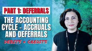 The Accounting Cycle Accruals and Deferrals Part 1 Deferrals [upl. by Anitsuj240]