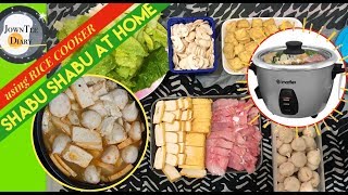 Shabu Shabu Recipe  Recipe using rice cooker  Quarantine Recipe Ideas [upl. by Iniretake]