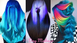 TRENDING LONG HAIR COLORFUL DYING TUTORIAL COMPILATION SUMMER 2021 AMAZING HAIRSTYLE IDEAS FOR GIRL [upl. by Keene]