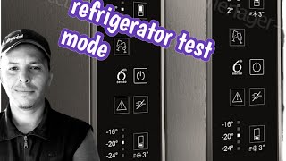 test mode refrigerator  réfrigérateur Whirlpooldiagnostics et entrée du système de code erreur [upl. by Ibot681]