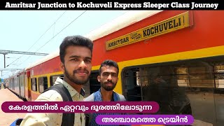 Amritsar to Kochuveli  Express Sleeper Class Journey  3300 KM in RAC Shared Berth  Part  1 [upl. by Ientruoc]