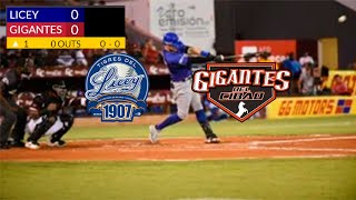 TIGRES DEL LICEY vs GIGANTES DEL CIBAO [upl. by Maggs444]