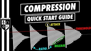 How To Use A Compressor  Threshold Ratio Attack Release amp More [upl. by Jesher401]