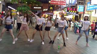 180819 PRISTIN V  Get It  위키미키 Weki Meki  Lucky Dance cover by HOLICHK  Summer Flashmob [upl. by Knighton582]