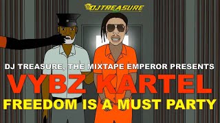 Vybz Kartel Mix 2024  FREEDOM PARTY  Vybz Kartel Freed From Prison [upl. by Woodhouse540]