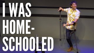 I WAS HOMESCHOOLED 🏠 😂 Josh Sundquist Standup [upl. by Atnwahsal]