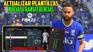 Cómo Tener las Nuevas Transferencias en FIFA 23 Temporada 20232024 [upl. by Valerye]