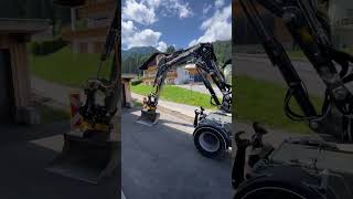 Wacker Neuson EW65 on Delcora® GSP Tyres reels wackerneuson excavator reel [upl. by Alisia]