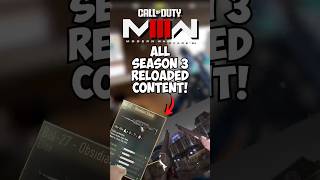 BAL27 NEW MAPS PRESTIGE CAMOS amp More MW3 Season 3 Reloaded  Call of Duty Shorts [upl. by Ytomit]