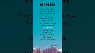 Sabrina Carpenter  Espresso Lyrics song espresso sabrinacarpenter [upl. by Nunciata]