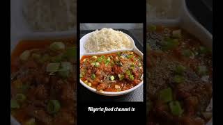 Delicious Nigerian food food foodieculture deliciousfood [upl. by Ayortal941]