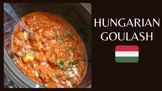 Slow Cooker Hungarian Goulash  Crock Pot Beef Goulash [upl. by Now]