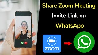 How to Share Zoom Meeting Link on WhatsApp [upl. by Kaiser]