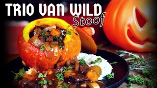 Trio van wild STOOFPOTJE op de Kamado Joe BBQ Halloween editie [upl. by Scrope776]